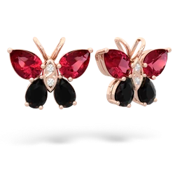 matching earrings - Butterfly