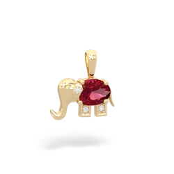 lab_ruby nature pendants