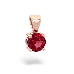 matching pendants - Round Solitaire