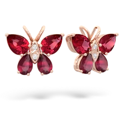 matching earrings - Butterfly