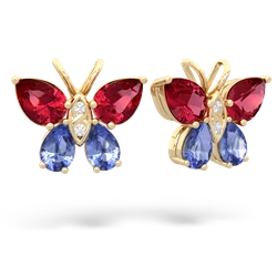 matching earrings - Butterfly