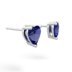 lab_sapphire stud earrings