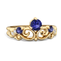 Tanzanite Crown Keepsake 14K Yellow Gold ring R5740