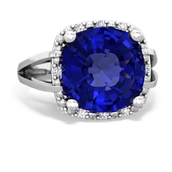lab_sapphire cocktail rings