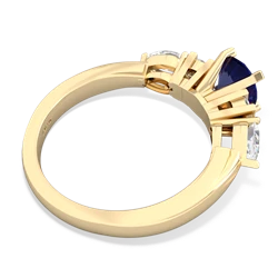 lab_sapphire art_deco rings