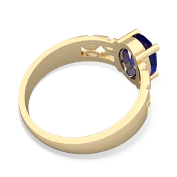 lab_sapphire filigree rings