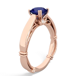 Lab Sapphire Renaissance 14K Rose Gold ring R27806RD