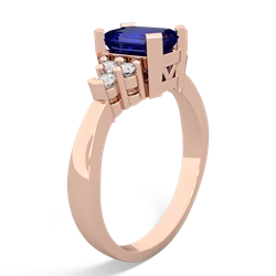 Lab Sapphire Timeless Classic 14K Rose Gold ring R2591