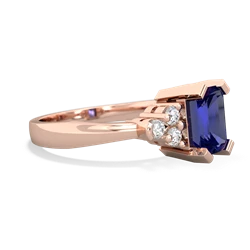 Lab Sapphire Timeless Classic 14K Rose Gold ring R2591