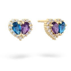 matching earrings - Halo