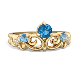 London Topaz Crown Keepsake 14K Yellow Gold ring R5740