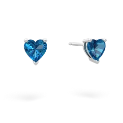 matching earrings - 5mm Heart Stud