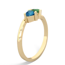 London Topaz Sweethearts 14K Yellow Gold ring R5260