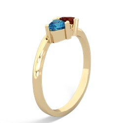 London Topaz Sweethearts 14K Yellow Gold ring R5260