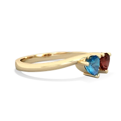 London Topaz Sweethearts 14K Yellow Gold ring R5260