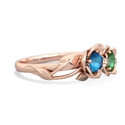 London Topaz Rose Garden 14K Rose Gold ring R5510