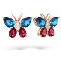 matching earrings - Butterfly