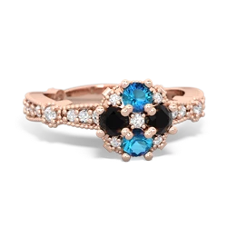 matching engagment rings - Sparkling Tiara Cluster