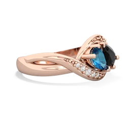 London Topaz Summer Winds 14K Rose Gold ring R5342