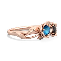 London Topaz Rose Garden 14K Rose Gold ring R5510