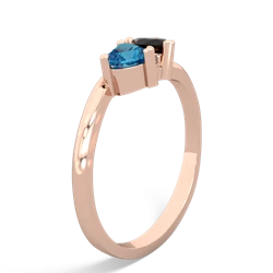 London Topaz Sweethearts 14K Rose Gold ring R5260