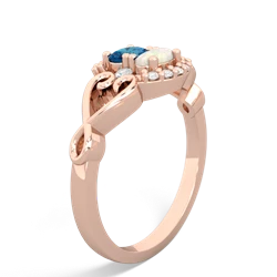 London Topaz Love Nest 14K Rose Gold ring R5860