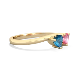 London Topaz Sweethearts 14K Yellow Gold ring R5260