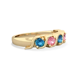 London Topaz Anniversary Band 14K Yellow Gold ring R2089