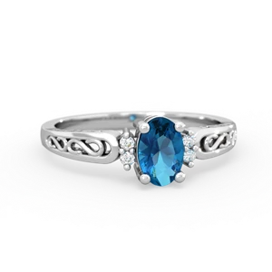 similar item - Filligree Scroll Oval