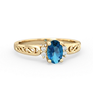 matching rings - Filligree Scroll Oval