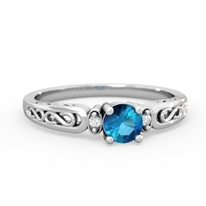 similar item - Filligree Scroll Round