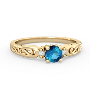 similar item - Filligree Scroll Round