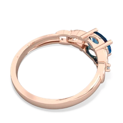 London Topaz Links 14K Rose Gold ring R4032