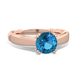 London Topaz Renaissance 14K Rose Gold ring R27806RD