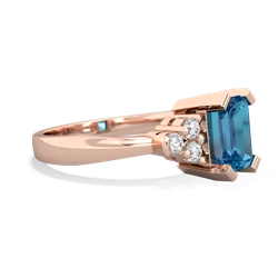 London Topaz Timeless Classic 14K Rose Gold ring R2591