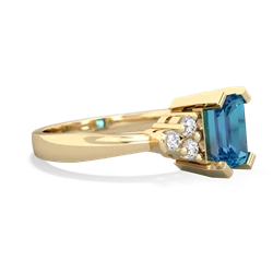 London Topaz Timeless Classic 14K Yellow Gold ring R2591