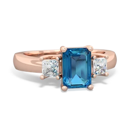 similar item - Diamond Three Stone Emerald-cut Trellis