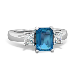 similar item - Diamond Three Stone Emerald-cut Trellis