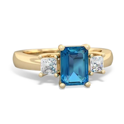 similar item - Diamond Three Stone Emerald-cut Trellis