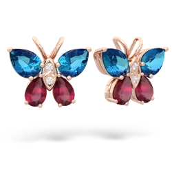 matching earrings - Butterfly