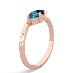 London Topaz Sweethearts 14K Rose Gold ring R5260