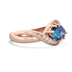 London Topaz Summer Winds 14K Rose Gold ring R5342