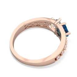 London Topaz Heart To Heart 14K Rose Gold ring R3342