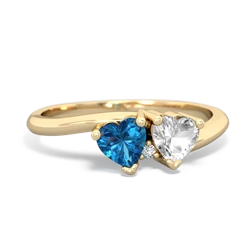 London Topaz Sweethearts 14K Yellow Gold ring R5260