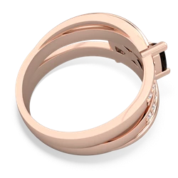 Onyx Bowtie 14K Rose Gold ring R2360