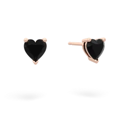 matching earrings - 5mm Heart Stud