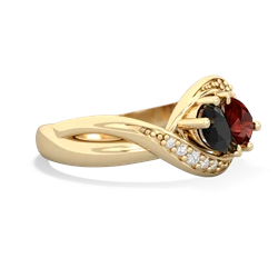 Onyx Summer Winds 14K Yellow Gold ring R5342