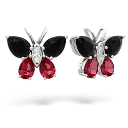 matching earrings - Butterfly