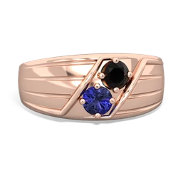 Onyx Men's Streamline 14K Rose Gold ring R0460