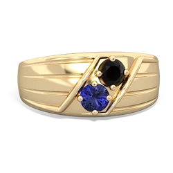 Onyx Men's Streamline 14K Yellow Gold ring R0460